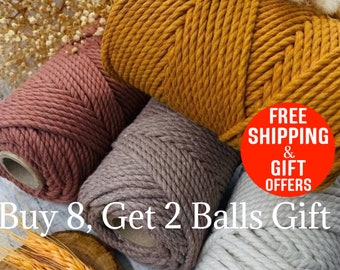 Macrame Yarn Cord Rope