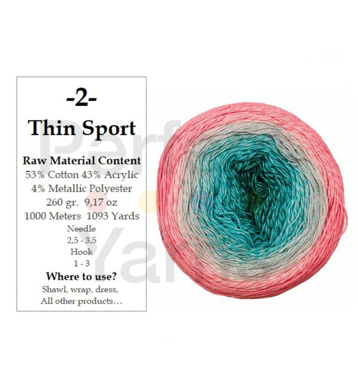 Glitter Cotton Yarn If You buy 6 balls Get 1 ball Gift. Etsy