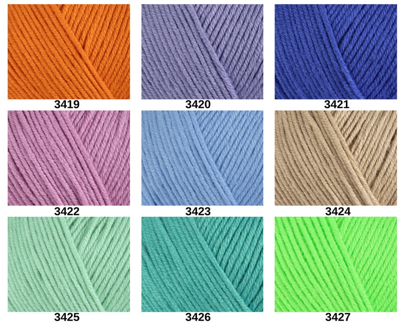 Gazzal baby Cotton, cotton yarn, Knitting Yarn, crochet yarn, baby yarn, hypoallergenic yarn, gazzal, gazzal baby yarn, baby cotton, gazzal image 5