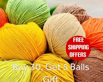 Soft Cotton Amigurumi Yarnart 4 ply Yarns, 70 full colors available, Handmade amigurumi doll toy yarn, Yarn Art sport cotton acrylic yarn