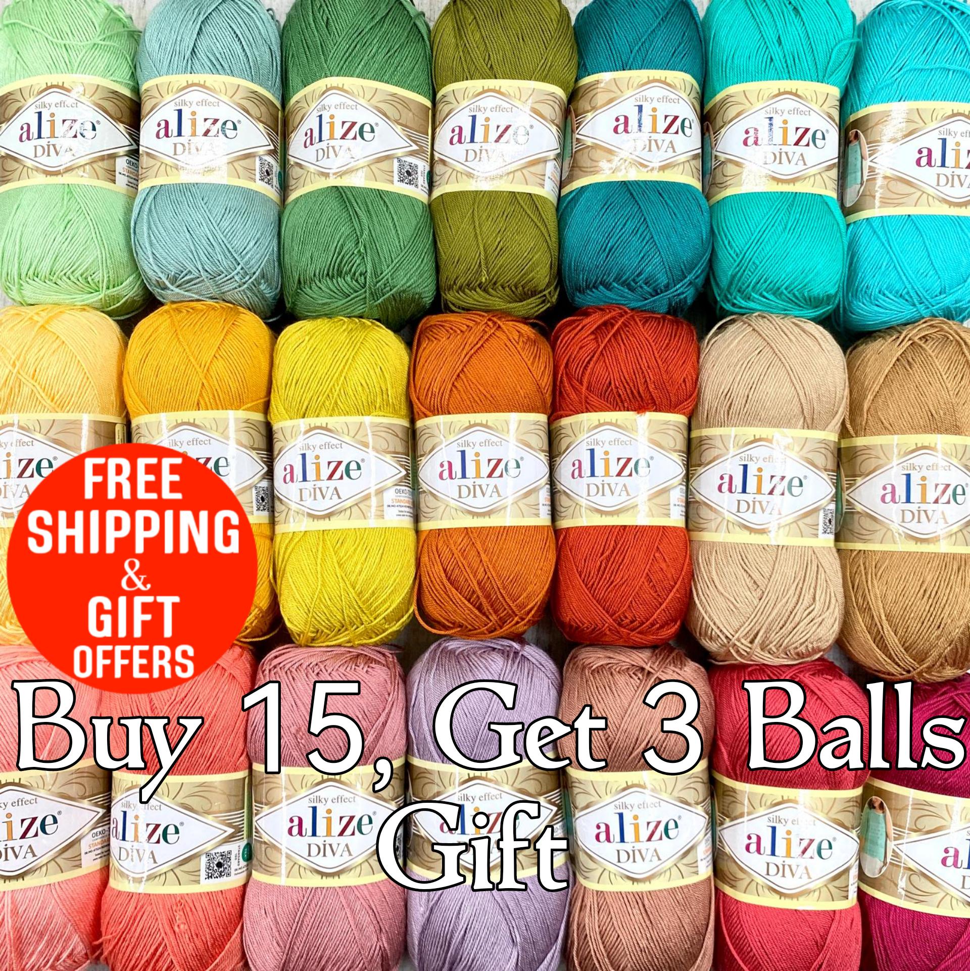 Alize Diva Yarn, Acrylic Summer Sport Yarn, Bikini Swimsuit