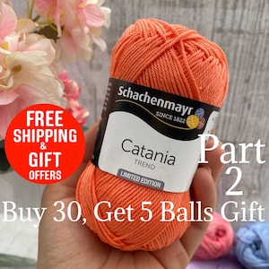 Amigurumi yarns, Cotton mercerized, catania Amigurumi yarn, amigurumi pattern, Baby Yarn, mercerized yarn, Part 2,Code 380 To 22021