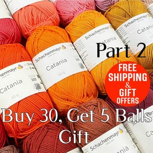 Catania Amigurumi Cotton Yarn - Schachenmayr Mercerized Cotton Soft, Durable Amigurumi, Knitting & Crochet Projects, Part 2