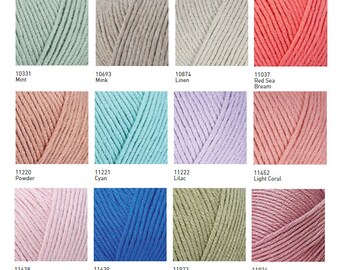 Soft Cotton Yarn, Crochet Yarn, Crocheting Yarn, NAKO Calico, Amigurumi  Yarn, Summer Yarn, Baby Yarn, Yarn, Amigurumi Yarn, Turkish Yarns, 