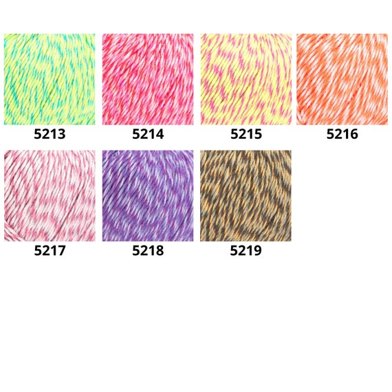 Cotton Shawl Cake Fine Yarn, Wraps Dresses Fine Cotton Fiber, Multicolor  Whirl Crochet Knitting Yarn, Yarnart Flowers Thin Yarn, 8.82 Oz 