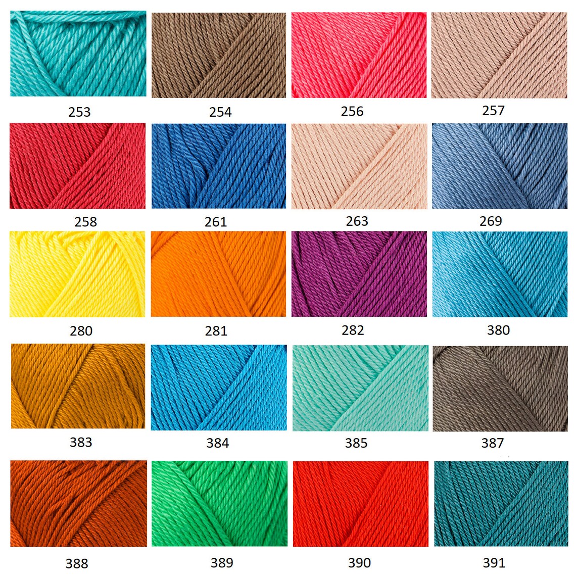 Amigurumi Cotton Yarns Shiny Cotton Yarn Shiny Amigurumi Etsy