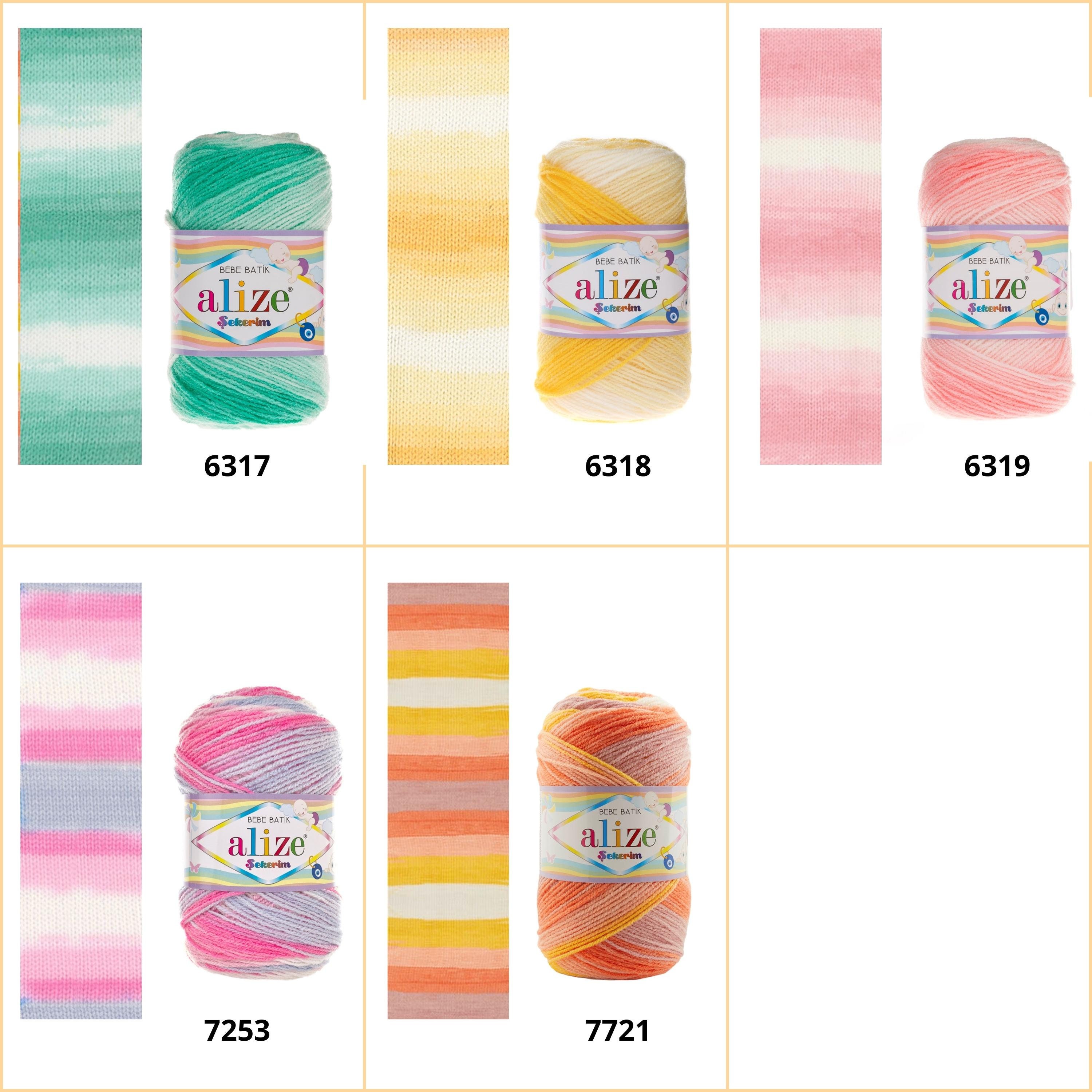 Пряжа Ализе Мисс Батик 2132 Купить