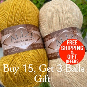 Glitzer Wollgarne, Alize Angora Gold Simli, Silbrig, Wollgarn, Acrylgarn, Strickgarn, Häkelgarn, Wollgarn, Pullovergarn