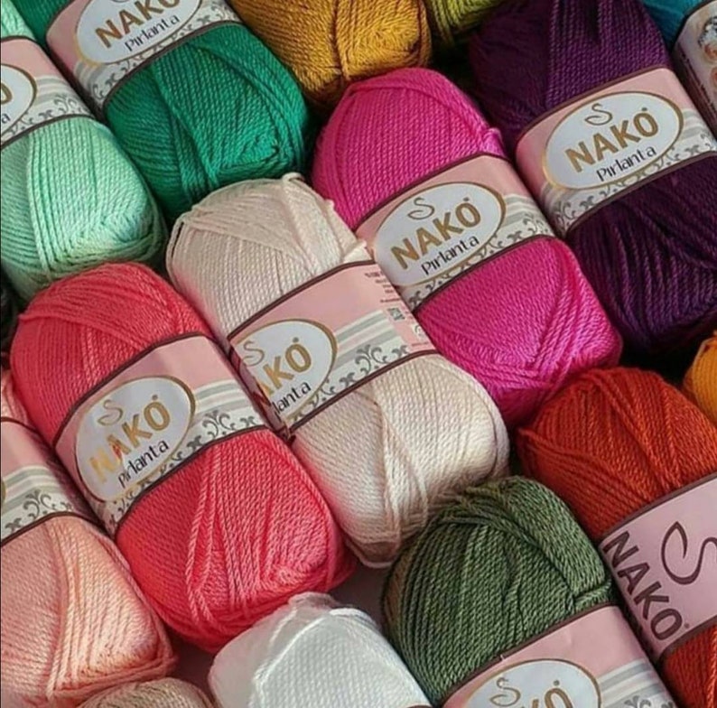 Nako Pirlanta Acrylic Yarn Amigurumi Yarn Amigurumi Nako Etsy Australia