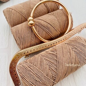 1 mm Cotton bag yarn, 200 grams. 200 mt. handmade hobo bag, pattern hobo bag, yarn hobo bag, material hobo bag, accessories hobo bag image 16