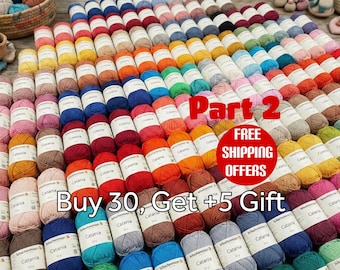 J&P Coats Knit-cro-sheen Crochet Thread 200 Yards Mercerized