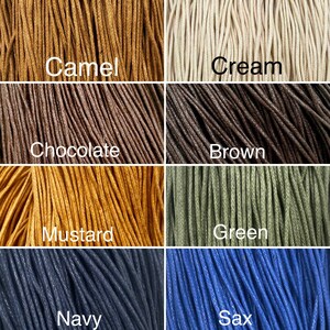 WAXED cord 2mm, 150 meters 250 grams, 8,8 oz 492 ft, Cotton waxed cord, macrame rope, macrame cord, basket rope, crochet rope, yarn image 6