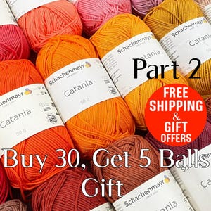 Catania Amigurumi Cotton Yarn - Schachenmayr Mercerized Cotton Soft, Durable Amigurumi, Knitting & Crochet Projects, Part 2