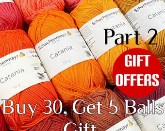 Schachenmayr Catania Amigurumi Cotton Yarn - 100% Mercerized Cotton for Soft, Durable Amigurumi, Knitting & Crochet Projects, Part 2