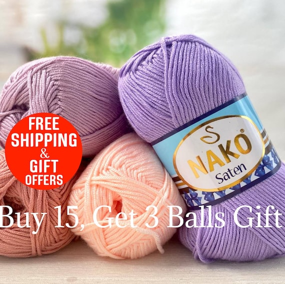 Baby Soft Yarn, NAKO Saten, Baby Cardigan, Baby Hat, Acrylic Yarns