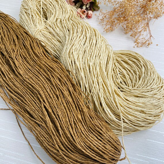 Paper Yarn Craft Yarn Paper Rope 1 Skein 200 Gr Crochet Etsy