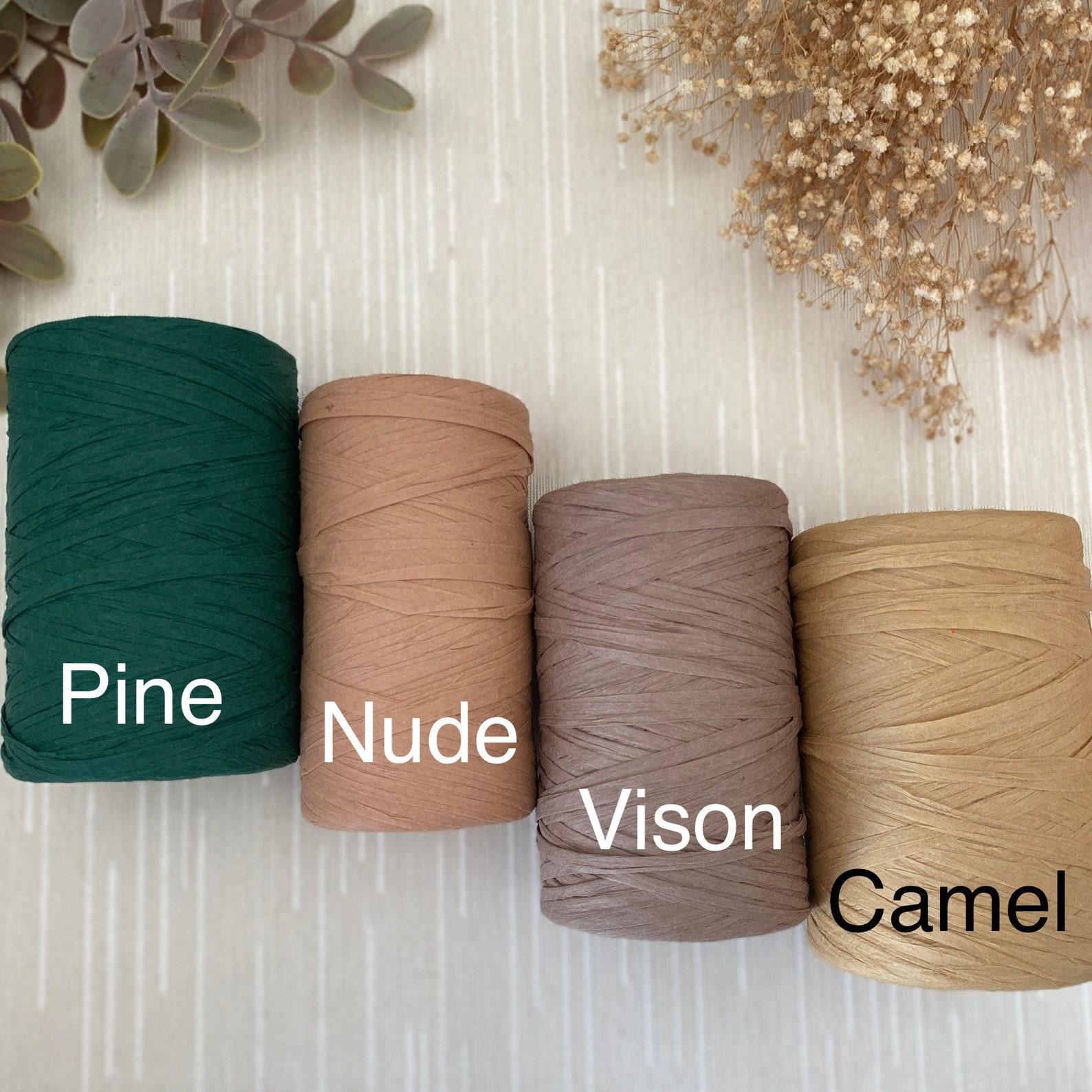 Crochet Paper Raffia Yarn Raphia Yarns Rafya Yarns 140 Gr Etsy