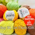 Yarn Art Jeans Soft Amigurumi Yarn, 4 ply amigurumi Doll crochet yarn, YarnArt Jeans yarn, amigurumi soft cotton yarn, free shipping yarns