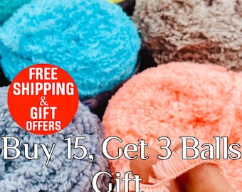 Himalaya Koala Yarn, Croche Yarn, Baby Soft Yarn, Fluffy Yarn, Bulky Yarn, Knitting Yarn, Clothes Yarn, Blanket Yarn, 100gr,100m