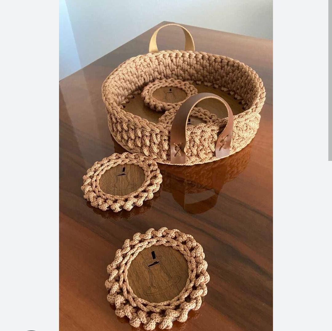 12 Fonds De Panier En Bois 15 Cm – Base Ronde Pour Tricot Et Crochet – DIY