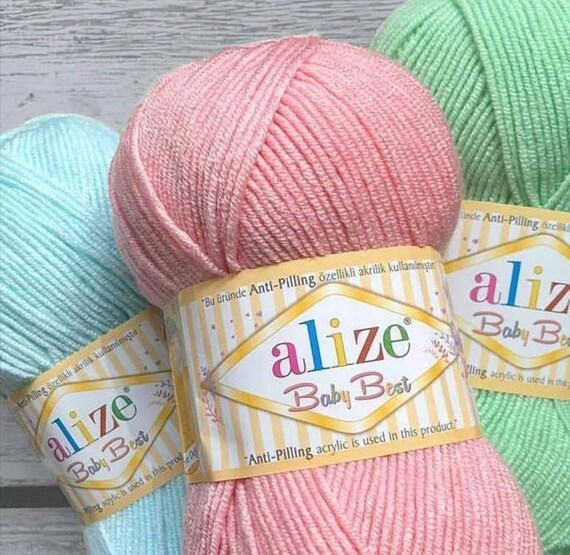 Alize Baby Best Soft Yarn Hypoallergenic Yarn Baby Yarn Etsy