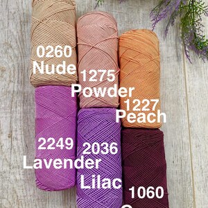 1 mm Cotton bag yarn, 200 grams. 200 mt. handmade hobo bag, pattern hobo bag, yarn hobo bag, material hobo bag, accessories hobo bag image 9