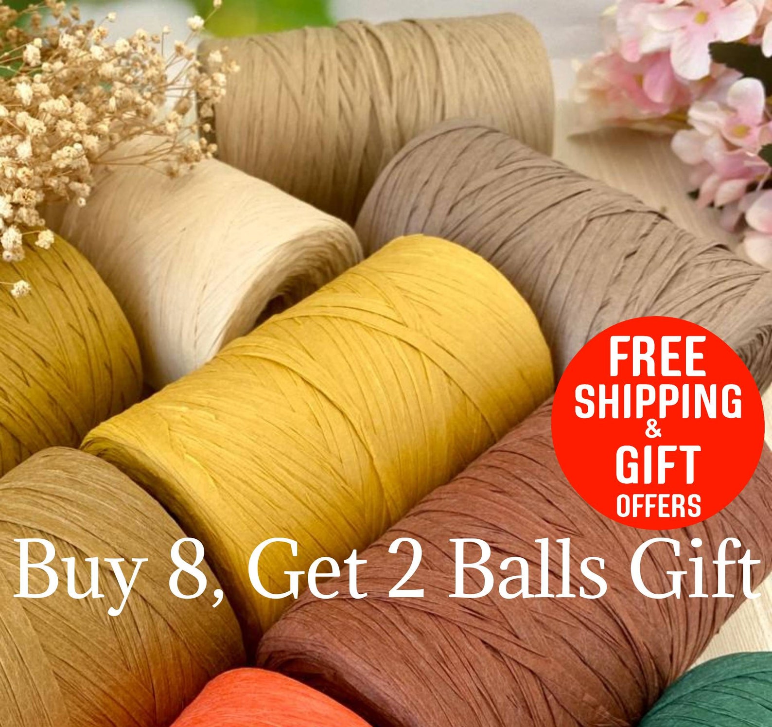 Raffia Yarns Crochet Raffia Yarn Raffia Bag Yarns 140 Gr Etsy