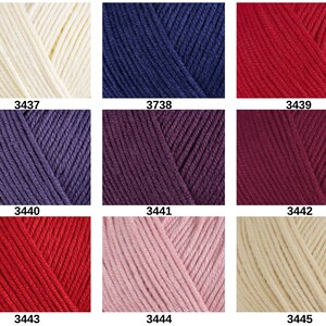 Gazzal baby Cotton, cotton yarn, Knitting Yarn, crochet yarn, baby yarn, hypoallergenic yarn, gazzal, gazzal baby yarn, baby cotton, gazzal image 7
