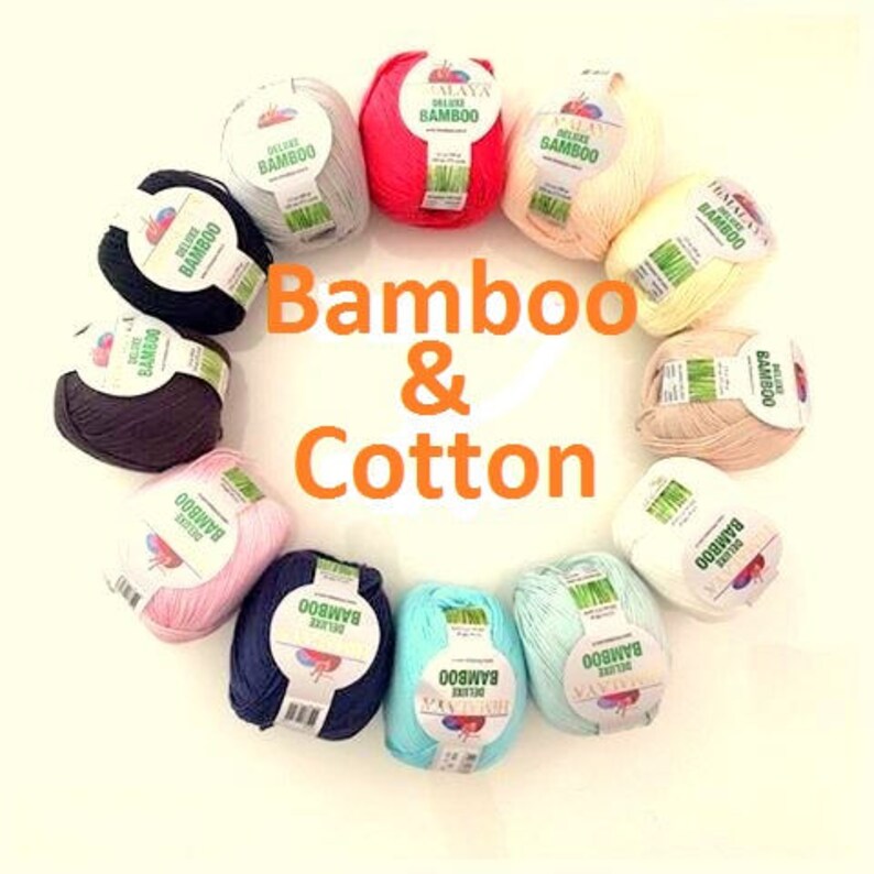 Himalaya Deluxe Bamboo Crochet yarn knitting yarn baby Etsy