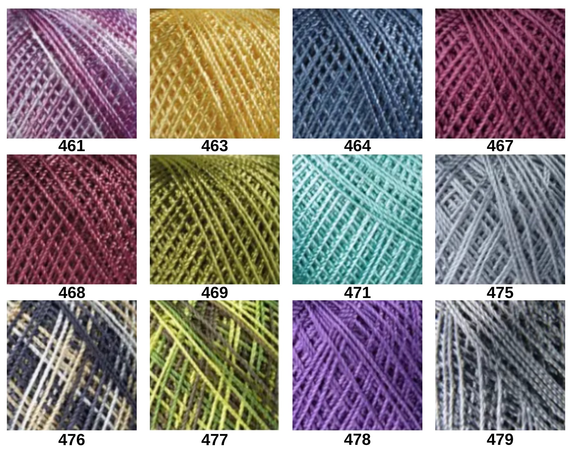 Lace Thread, Size 10 Bright Lace Yarn, Needlepoint Thread, Cross