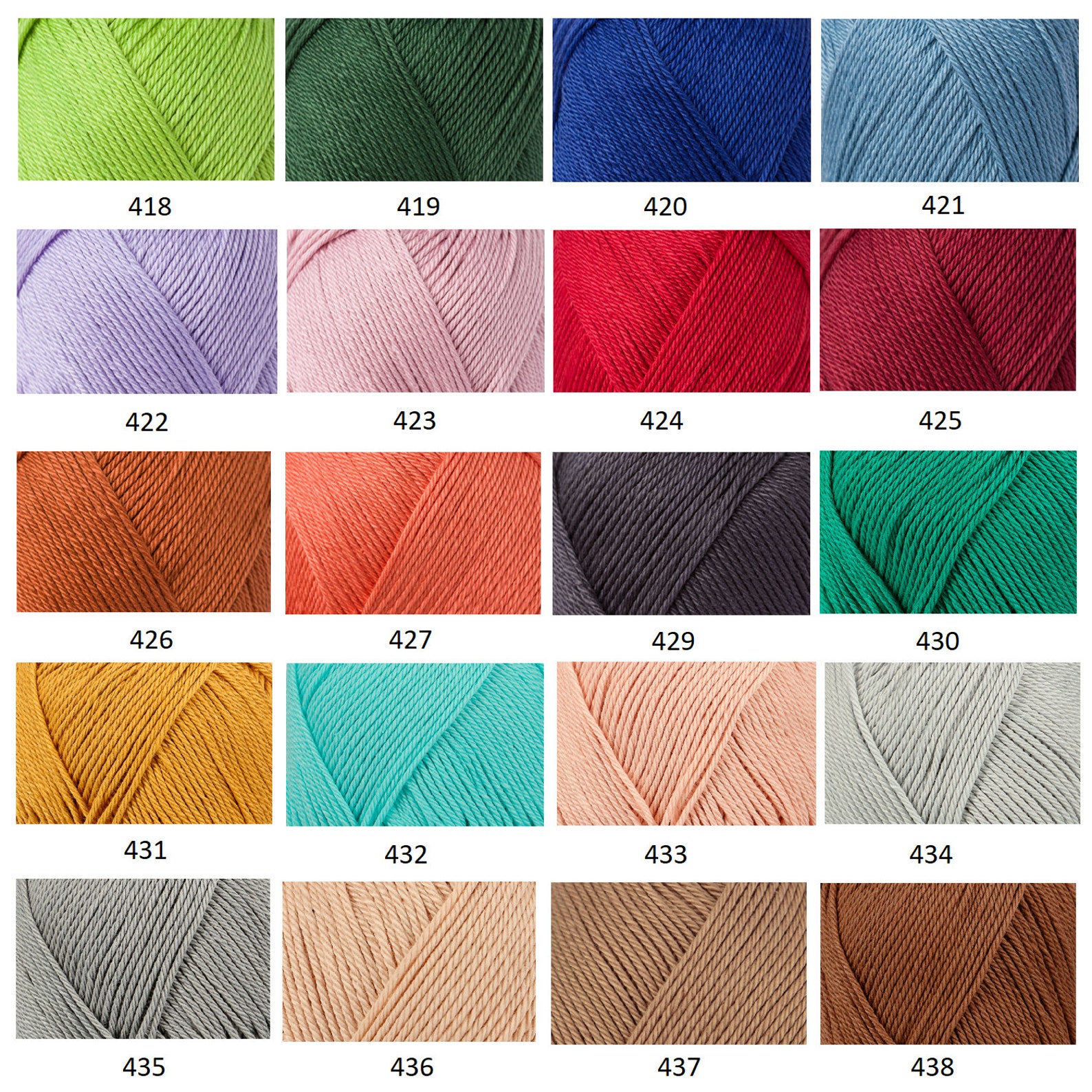 Amigurumi Cotton Yarns Shiny Cotton Yarn Shiny Amigurumi Etsy