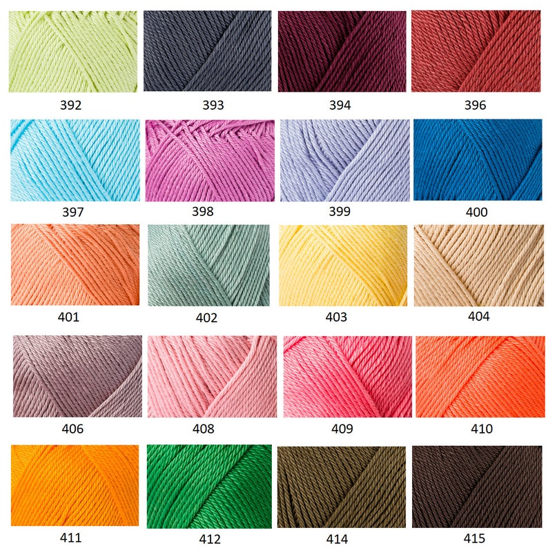 Amigurumi Cotton Yarns Shiny Cotton Yarn Shiny Amigurumi Etsy