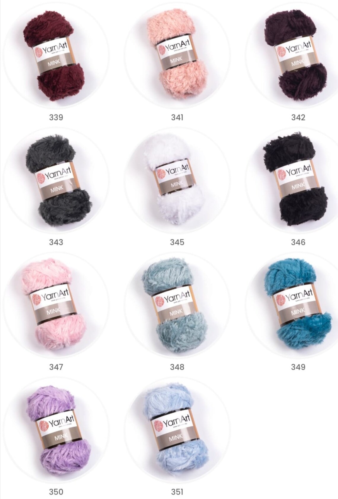 Yarnart Mink Baby Yarn Soft Yarn Toy Yarn Amigurumi Yarn Etsy