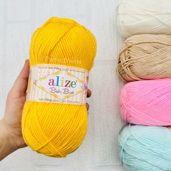 Alize Baby best Soft yarn Hypoallergenic yarn Baby Yarn Etsy