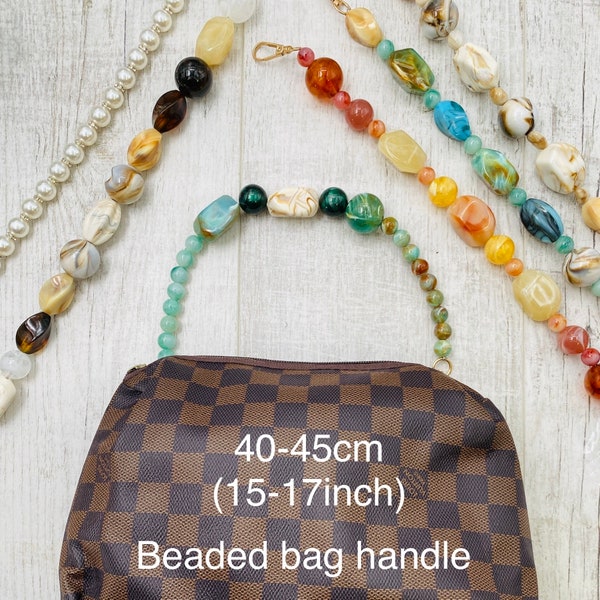 Anse de sac, poignée de sac à main en bois, poignée de sac décorative, fourniture de sac fait main, matériel de sac à main, poignée de sac bricolage, poignée de sac à main au crochet