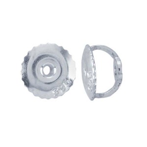 925 Sterling Silver Threaded Earring Backing with Hole Size .037"