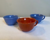 Set of 3 Catalina Cups, Blue Toyon