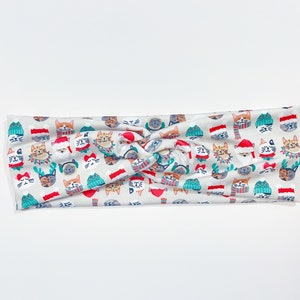 HEADBAND / Christmas cats headband / hair accessories / fitness accessories