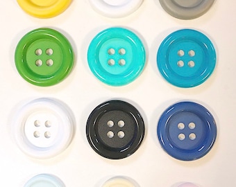 Add buttons to my headband / Set of 2 buttons for one headband included in purchase / MUST be purchased with Headband // colors vary