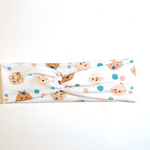 HEADBAND / Labor and delivery babies headband / turban headband / knotted headband / hair accessories / fitness accessories