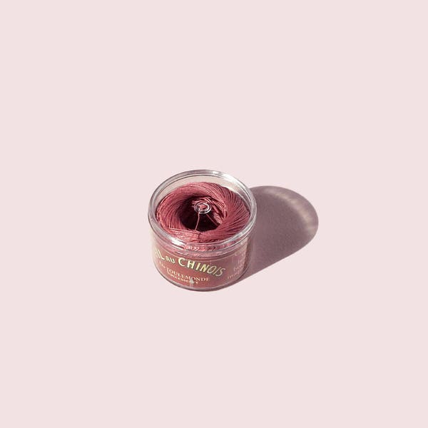 Fil Au Chinois Waxed Linen Thread Capsule - Old Pink
