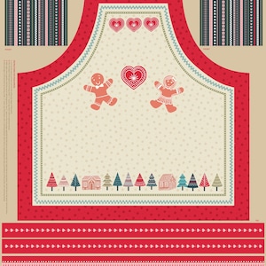 Gingerbread Season - Gingerbread Apron - Panel