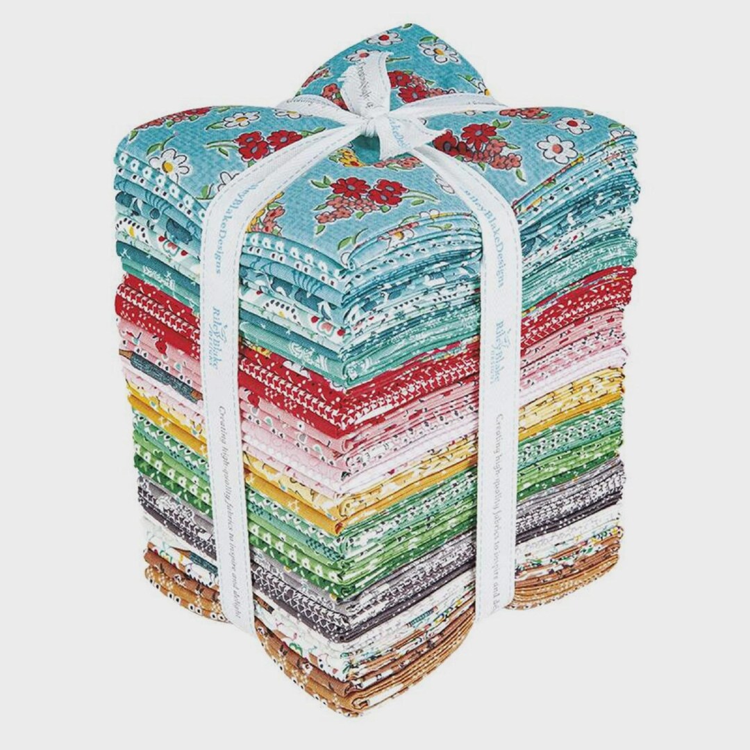 Riley Blake Designs - Stitch - Fat Quarter Bundle - Etsy