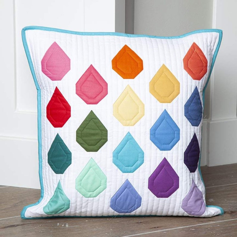 Riley Blake 2021 Pillow Kit of the Month April Raindrops Etsy
