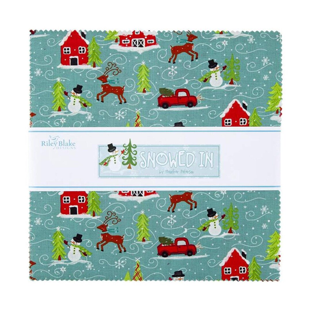 Riley Blake - Heather Peterson - Snowed in - Layer Cake - Etsy
