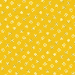 Conservatory - Box Flowers - Yellow - Half Yard