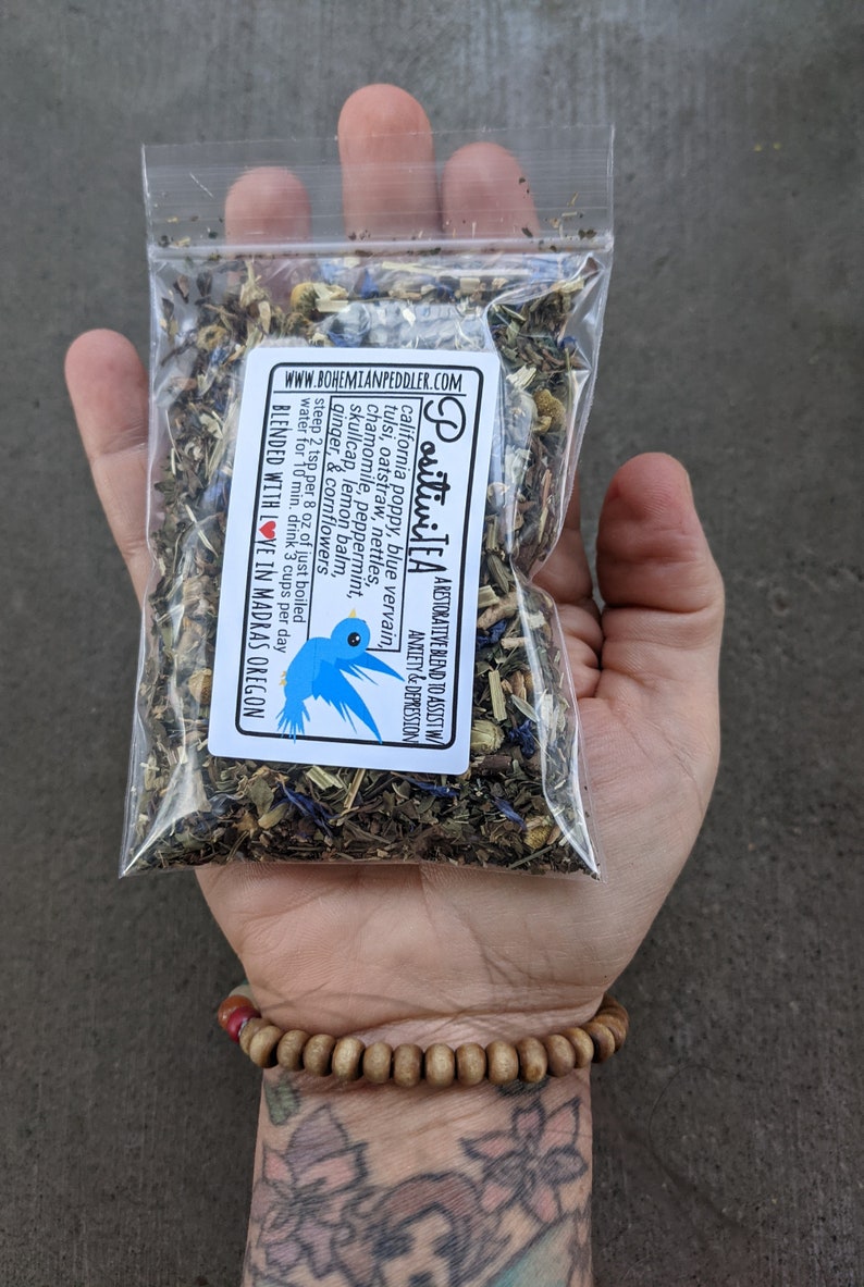 PositiviTea Happy Making herbal tea sample size