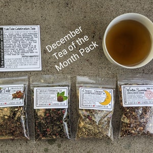 Tea of the Month Club Tea Lover's Monthly Box Monthly Flight of Teas Tea Subscription image 7