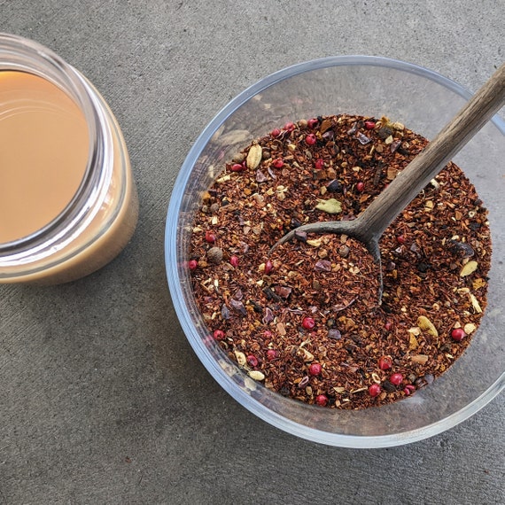 Spicy Rooibos Chai Tea: Caffeine Free Red Tea Blend