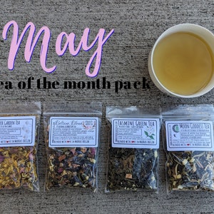 Tea of the Month Club Tea Lover's Monthly Box Monthly Flight of Teas Tea Subscription May start